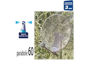 MAJEN SEDEA Parabole Satellite 60 Transparente+ LNB 1 TV