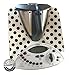 Stickers For Thermomix TM31 Polka Dot Design Grey