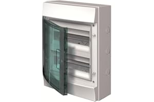 abb-entrelec mistral65 – Caisse 24 modules mistral65 2 rangées Porte Transparent