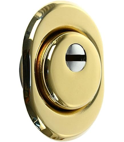 Bocchetta Per Porta Blindata - In Ottone Bronzato, 82x62mm, Per Cilindro Europeo, Con Viti - Foto 11
