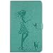 Produktbild SCSY-Halfter Für Samsung Galaxy Tab A 10.1 T580 T585C, Faltbare PU-Leder Flip Stand Case mit Karten-und Cash-Slots (Color : Green)