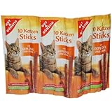 (GG) Katzen-Sticks mit Geflügel und Leber 10er