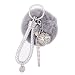 Produktbild F.anlos Schlüsselanhänger, Plüsch Schlüsselanhänger, Schlüsselanhänger Damen, Bommel Schlüsselanhänger, Plüsch-Auto-Schlüsselring, Weich Keychain Handtaschenanhänger Dekor