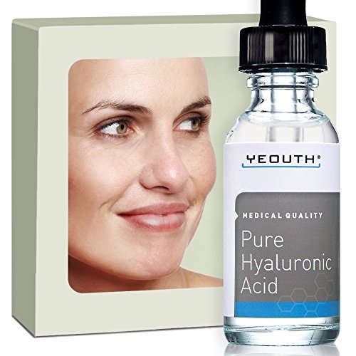 100% Pure Hyaluronic Acid Serum. ALL NATURAL, Medical Quality, Maximum Strength Daily Moisturizer. NO OTHER Product Offers More Active Ingredient. Attracts And HOLDS MOISTURE To Maximize Skin Hydration. Your Skin Will Be FULLER, PLUMPER, TIGHTER. Get Your Healthy Youthful Glow Back! GUARANTEED.