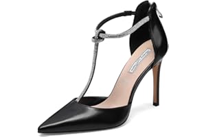 QUEEN HELENA Scarpe Eleganti con Tacco a Spillo Décolleté con Strass Donna K3217