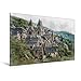 Produktbild Premium Textil-Leinwand 120 x 80 cm Quer-Format Conques, auf den Wegen von Saint-Jacques-de-Compostelle (Aveyron) | Wandbild, HD-Bild auf Keilrahmen, Fertigbild auf hochwertigem Vlies, Leinwanddruck von Alain Gaymard