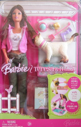 Preisvergleich Produktbild Barbie Teresa & Katze Mika