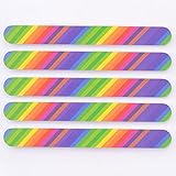 BAILUN-5PCS Nail Art Colorful Buffing Sanding File 2-Side Manicure Acrylic Buffer Tool