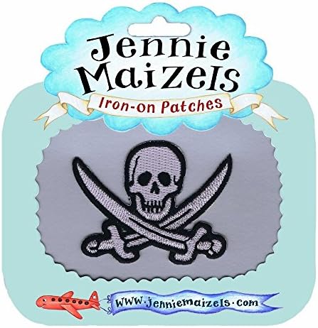 Iron-on Clothes Plasters / Patches - Skull and Crossbones