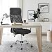 Produktbild Aingoo Bürostuhl Schreibtischstuhl Chefsessel mit Armlehnen Kopfstütze Bürosessel mit Netzrücken Jugenddrehstuhl Elegante Stuhl Ergonomisch Höhenverstellbar Stuhl In Schwarz (Schwarz)