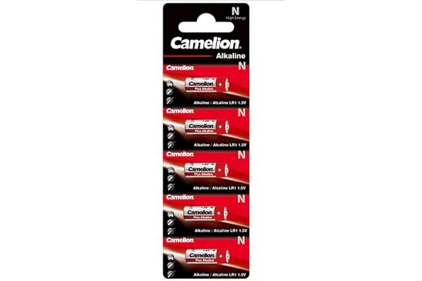 Camelion 11000501 – 5 Plus alcalin N/LR1/Lady, Silber