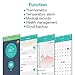 For Babies , Vipose i-Fever Novelty Bluetooth Smart Thermometer Intelligent Monitor for Babies (Color / Yellow)