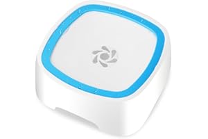 MXTIMWAN - Ciotola dell'acqua per cani senza fuoriuscite, 1500 ml, anti-scivolo, a prova di perdite, per cani