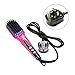 ACEVIVI Digital Anti Static Ceramic Hair Straightener Heating Detangling Hair Brush Paddle Brush For Faster Straightening Styling(Pink)