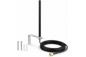 Nelawya 2,4 GHz WLAN-antenn utomhus med RP-SMA-kontakt och väggfäste