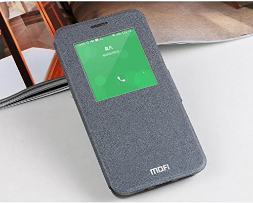 Defender MOFI Premium Luxury Hard Slim Window Stand Flip Cover Case for Meizu M1 Note (Grey)