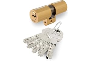 MCM 8423919087498 Cilindro de Seguridad, Oro