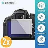 2x Pellicola in Vetro Temperato per Canon EOS 600D di smartect® | Tempered Glass