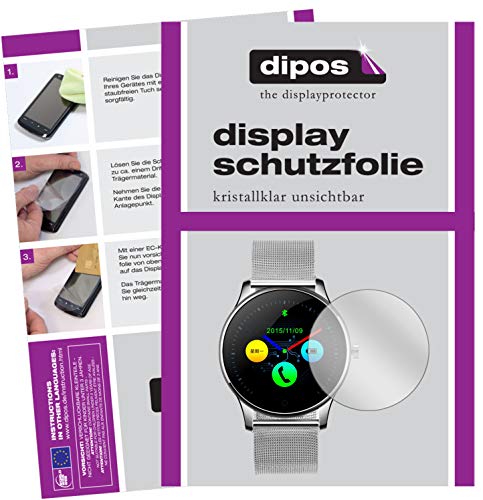 diposI 6x Screen Protector compatible with DIGGRO K88H Smartwatch Protection Films clear