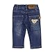 Steiff Baby-Girls 0006894 Jeans, Dark Blue Denim, 7 Years (Manufacturer Size:122)