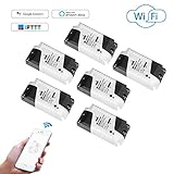 ♥ Una tecla para compartir: el interruptor mini wifi de eMylo solo necesita compartir un botón con amigos / miembros de la familia, ancianos y niños para controlar su hogar inteligente sin necesidad de repetir la sincronización.