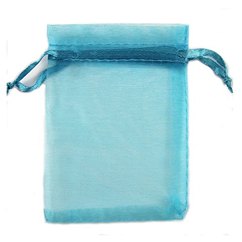 5 x Blauer See Zugband große Organzabeutel Hochzeit Taschen Bevorzugungstaschen Schmuck Beutel 35 x 50 cm