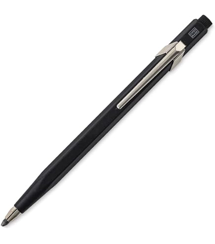 Caran D'Ache Varius Ebony Druckbleistift – Ebenholz & Roségold, 0,7 Mm, Mit Radiergummi, 4460.142
