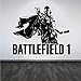 Produktbild zqyjhkou Battlefield 1 Gaming Xbox Ps4 Spiel Wandkunst Aufkleber Kunst Aufkleber Jungen Wohnzimmer Schlafzimmer Wandbild Poster D791 58 x 49 cm