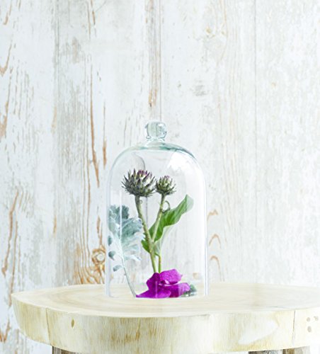 Mica decorations, 017987-T Amelie Glasglocke Glas - 2