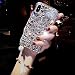 Produktbild Cestor Glänzend Diamant Handyhülle für Samsung Galaxy A6 Plus 2018,Luxus 3D Bling Glitzer Kristall Strass TPU Silikon Hülle für Samsung Galaxy A6 Plus 2018,Anti-Kratzer Schutz Gummi Bumper Rückseite Hülle für Samsung Galaxy A6 Plus 2018,Silber