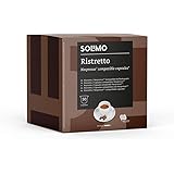 Amazon Brand - Solimo Nespresso Compatible Ristretto Capsules - UTZ Certified - 100 Capsules (2 Packs x 50)