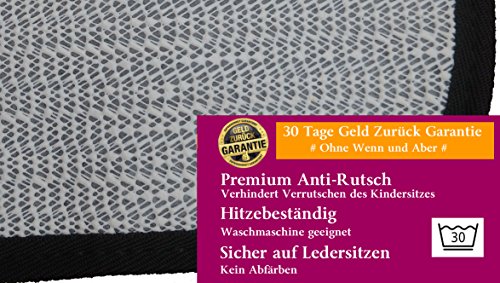 Filfia Kindersitzunterlage, 2er Pack, schwarz - 4