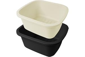 ‎SIGANDO Großes Fußbad Spa-Wanne, dickes Kunststoff-Fußbecken zum Einweichen von Fuß-Pediküre