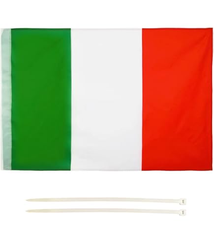 BANDIERA COMMISSARIO DI PISTA ITALIA NAZIONALE 90x60cm - BANDIERA COMPETIZIONI AUTOMOBILISTICHE 60 x 90 cm foro per asta - AZ FLAG