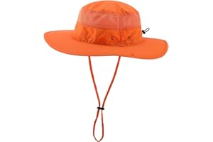 Magracy Unisex Outdoor Mesh Bucket Hat Sommer Breite Krempe UV-Schutz Hut Fischerhut