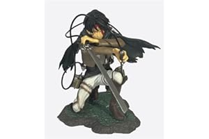 XESAGSNV Statuette en PVC - Attaque des Titans - Objet de collection / cadeau / figurine d’animé / décoration (Livaï Ackerman)
