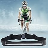Sport Hüfttasche, Flycool Laufgürtel elastische Gürteltasche Bauchtasche Running Belt mit Kopfhöreranlass für Handy und Reflexstreifen für Nachtsichtbarkeit - 4