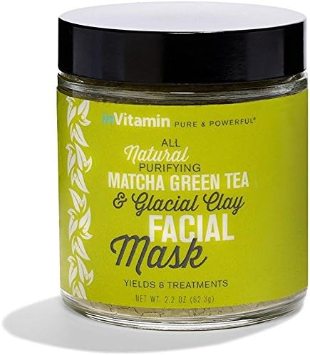 inVitamin MATCHA GREEN TEA GLACIAL CLAY FACIAL MASK