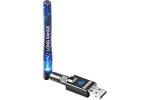ZEXMTE Long Range Bluetooth Adapter PC, USB Bluetooth Adapter, 328FT / 100M, Anti-Interference Bluetooth Dongle 5.0 for Bluetooth Headset/Mouse/Keyboard/Speakers, Support Windows 10/8.1/8/7