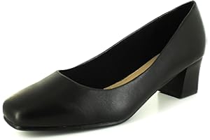 Comfort Plus Carly Womens Court Shoes with Heels Perfect for Work Occasion wear or Evenings Out on The Town - Stylish and a Comfortable Ladies Shoes