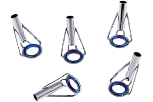 TOOYFUL T 5pcs Anneaux Guide de Canne à Anneaux Réparation de Pôle pour Mer