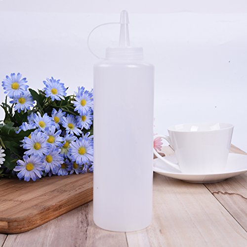 180ml/270ml /390ml /540ml/720ml Squeeze Flasche / Majoflasche / Dosierflasche / Marinadenflasche / Quetschflasche (540ml) - 6