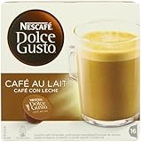 Nescafe Dolce Gusto Cafe Au Lait - Pack of 3 (Total 48 Capsules, 48 servings)
