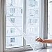 Produktbild LUFA Anti Moskito-Fliegen-Wanzen-Tür-Fenster-Schirm-Netz-Ineinander greifen Self-Adhesive Sticky Weiß&130*150CM