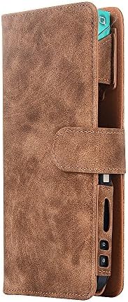 IQOS Case Pouch Bag Protective Holder Cover MR BALD iQOS Wallet Case Electronic Cigarette iQOS PU Leather Carrying Case Holder Cover (Brown)