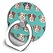 Produktbild beautiful& Australian Shepherds Glasses - Cute Dogs and Glasses Design - Turq Round 360 Degree Rotating Ring Stand Grip Mounts Phone Holder for Any Smartphones iPhone Or Tablets