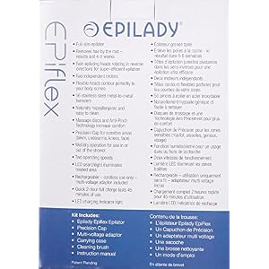 Epilady EPIFLEX Rechargeable Wet & Dry Waterproof Double Head Epilator BNIB - Image 2