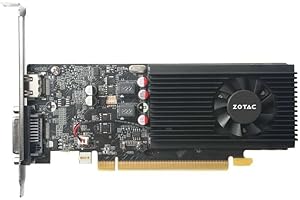Zotac ZT-P10300A-10L GeForce GT 1030 2Go GDDR5 Carte Graphique - Cartes Graphiques (GeForce GT 1030, 2 Go, GDDR5, 64 bit, 6000 MHz, PCI Express 3.0)