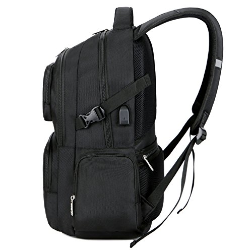 Laptop Rucksack mit USB Anschluss  SOCKO 17 3 Zoll Wasserdicht Rucksack Schulrucksack Business Backpack Reisen Campus Rucksack Outdoor Daypack f  r Sp