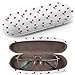 Produktbild Hardcase Brillenetui Sonnenbrillenetui Brillenbox Kunststof Clamshell-Art-Brillen-Fall mit Brille-Reinigungstuch (Hearts Arrows)